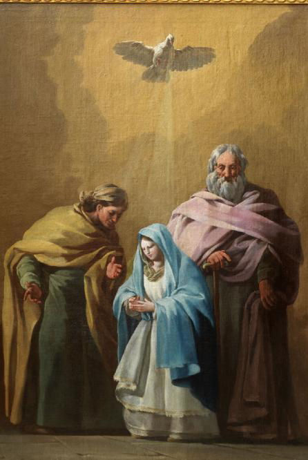La Vergine con Sant'Anna e San Gioacchino goya